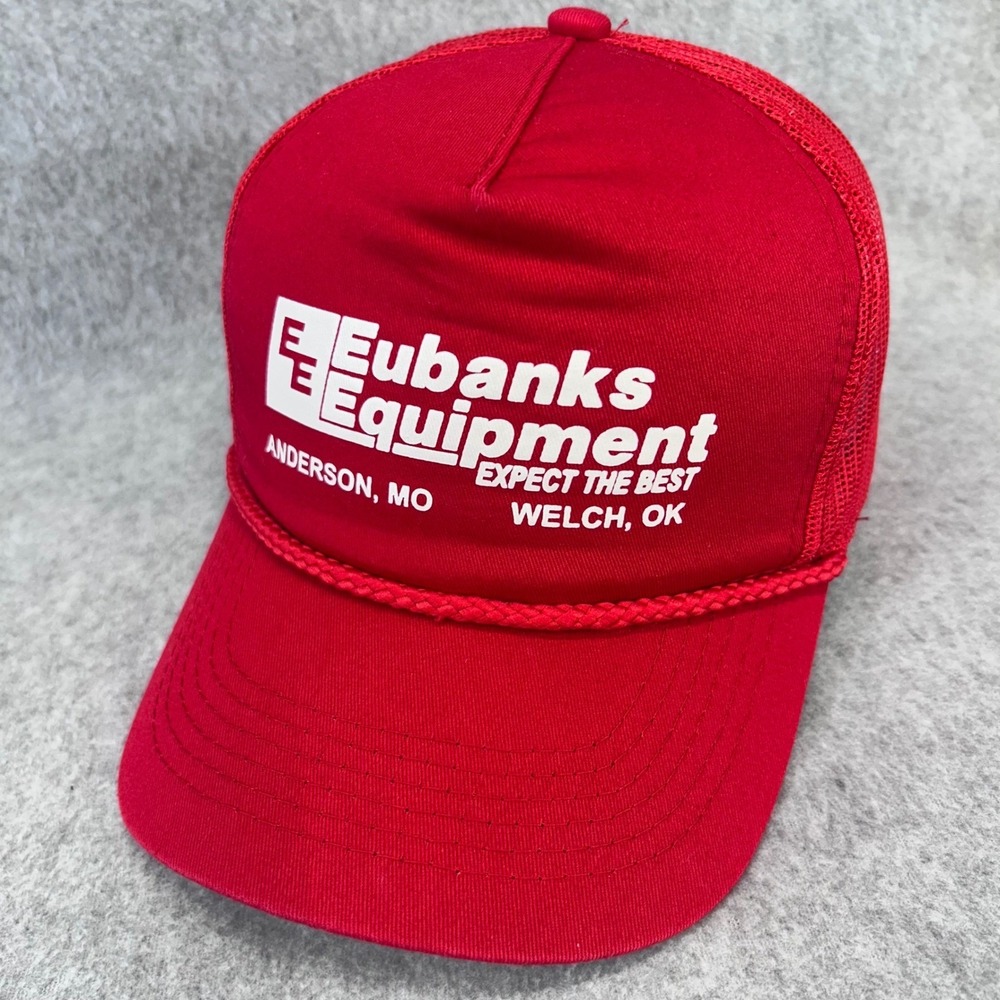 Outdoor Cap Eubanks Equipment Red Trucker Hat Snapback Mesh GL-155 Mens Hat